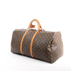 Louis Vuitton Keepall 60 Monogram Canvas Travel Bag in Brown M41422