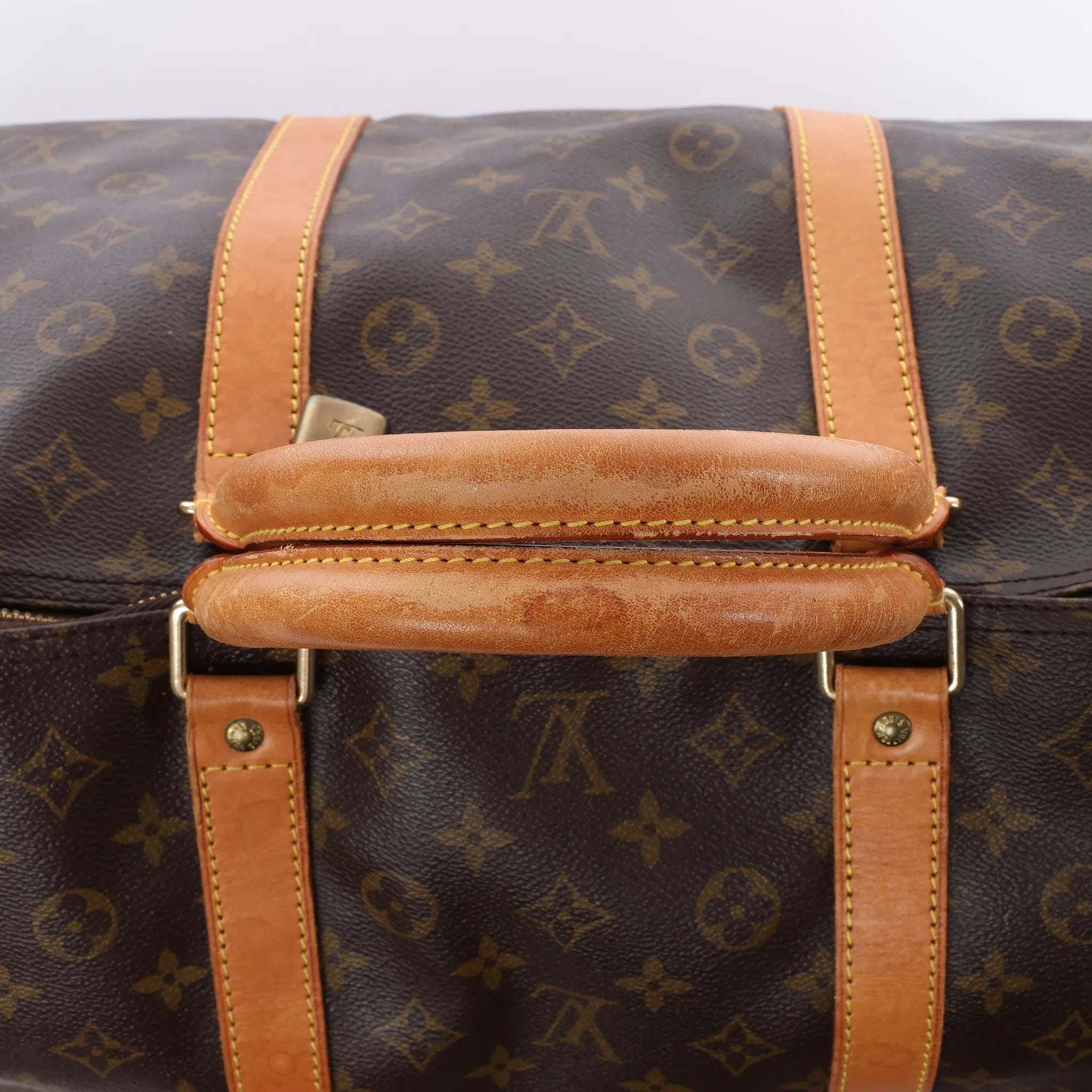 Louis Vuitton Keepall 60 Monogram Canvas Travel Bag in Brown M41422