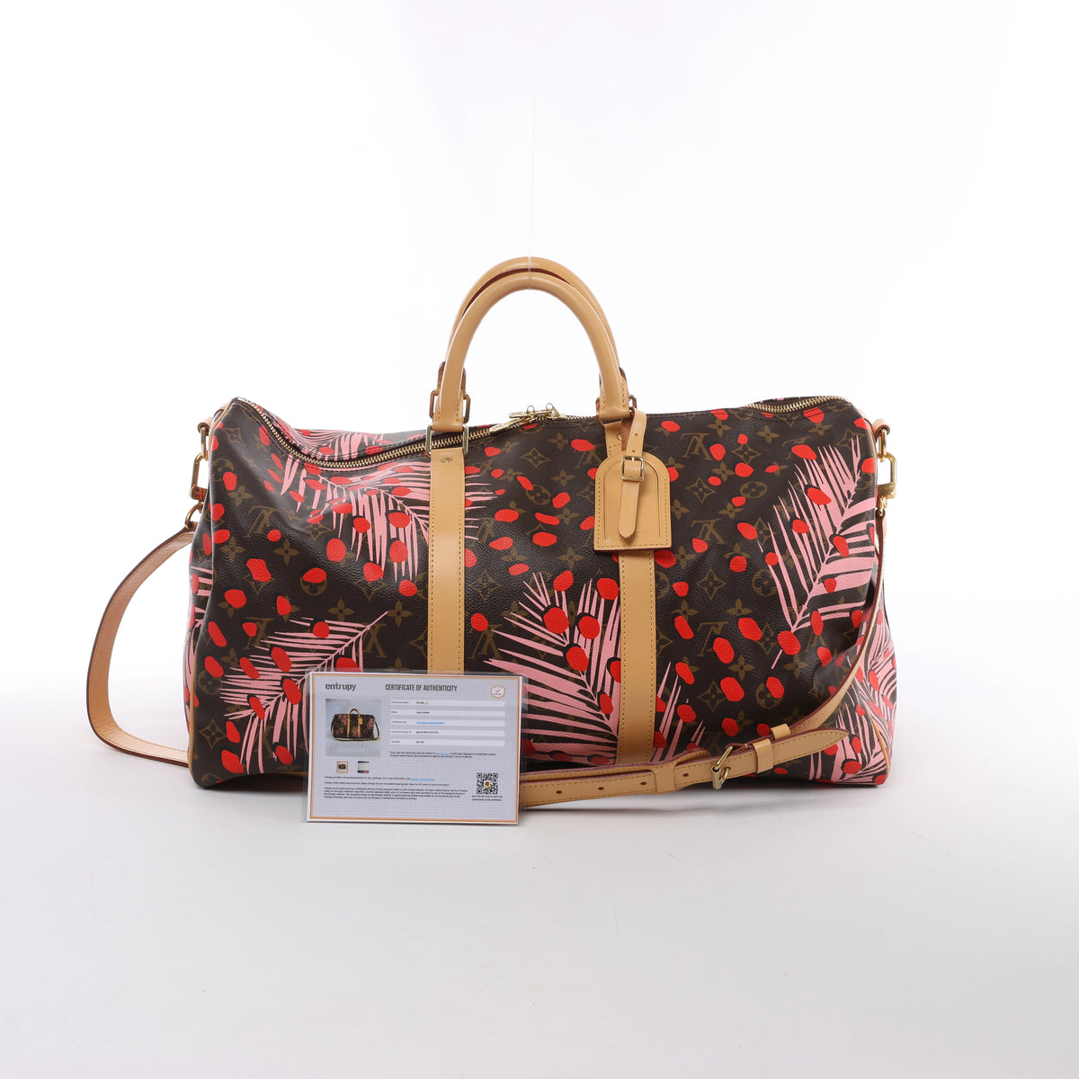 Louis Vuitton Keepall Bandoulière 60 Monogram Canvas Maleta de Viaje Marrón M41412