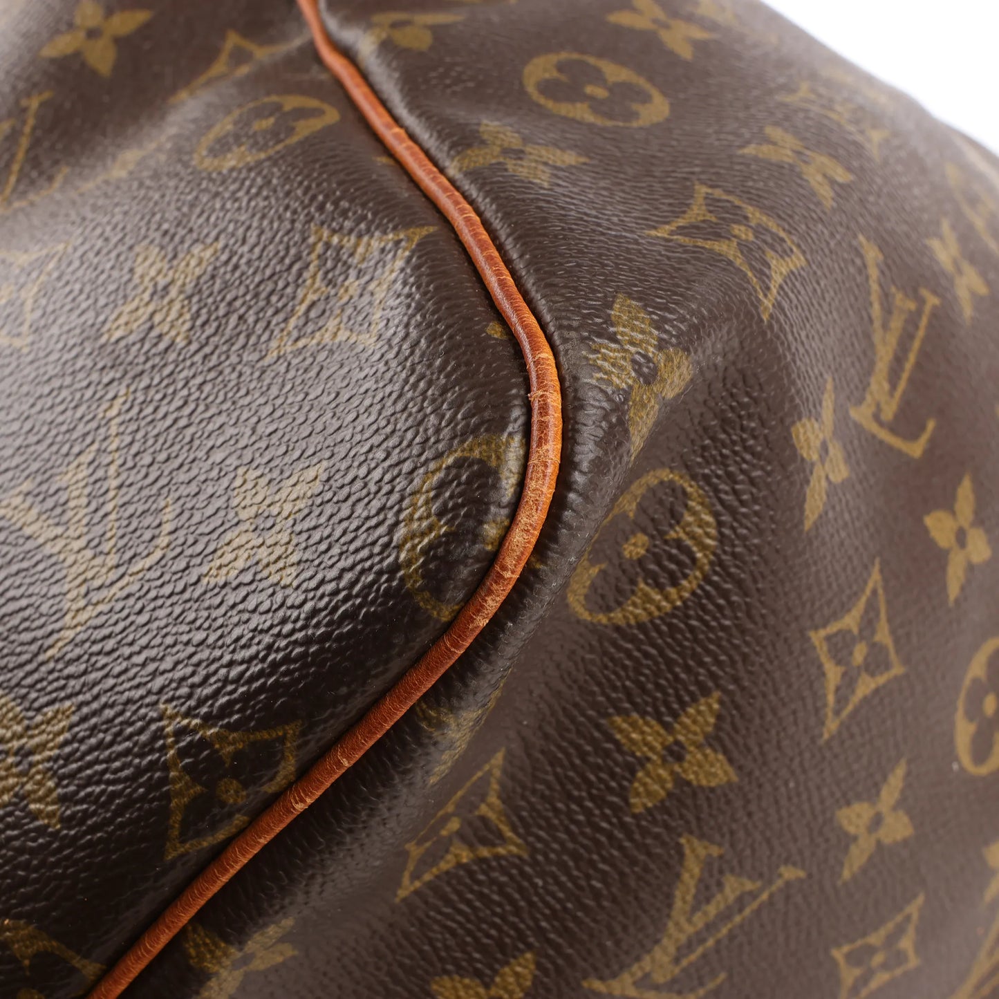Sac de voyage Louis Vuitton Keepall Bandoulière 60 en toile Monogram marron