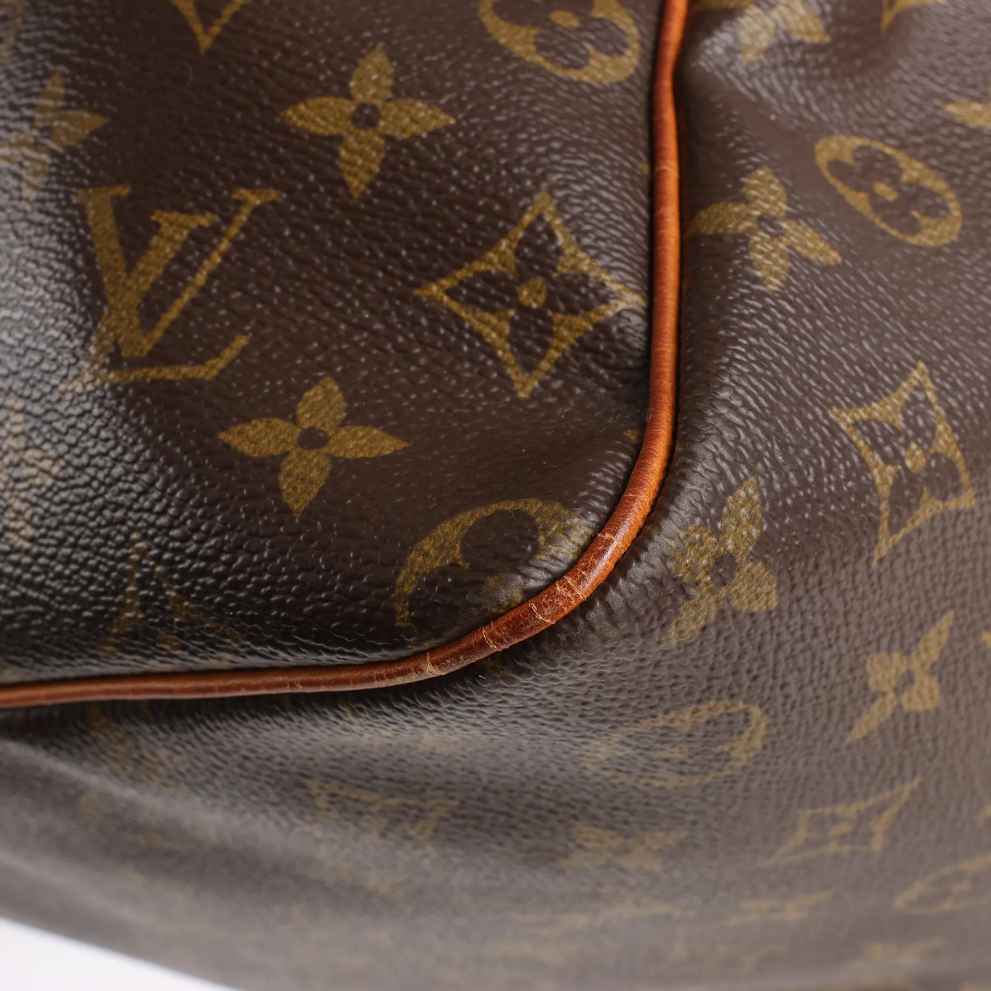Sac de voyage Louis Vuitton Keepall Bandoulière 60 en toile Monogram marron