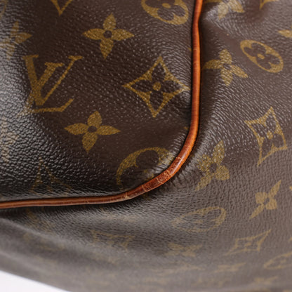 Sac de voyage Louis Vuitton Keepall Bandoulière 60 en toile Monogram marron