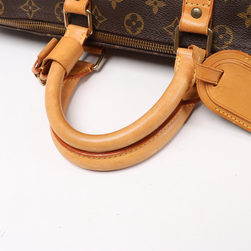Louis Vuitton Keepall Bandoulière 45 Monogram Canvas Travel Bag in Brown M41418