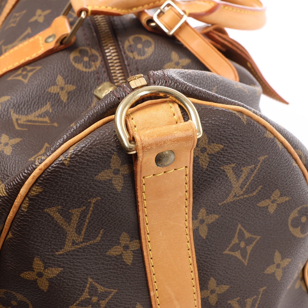 Louis Vuitton Keepall Bandoulière 45 Monogram Canvas Travel Bag in Brown M41418