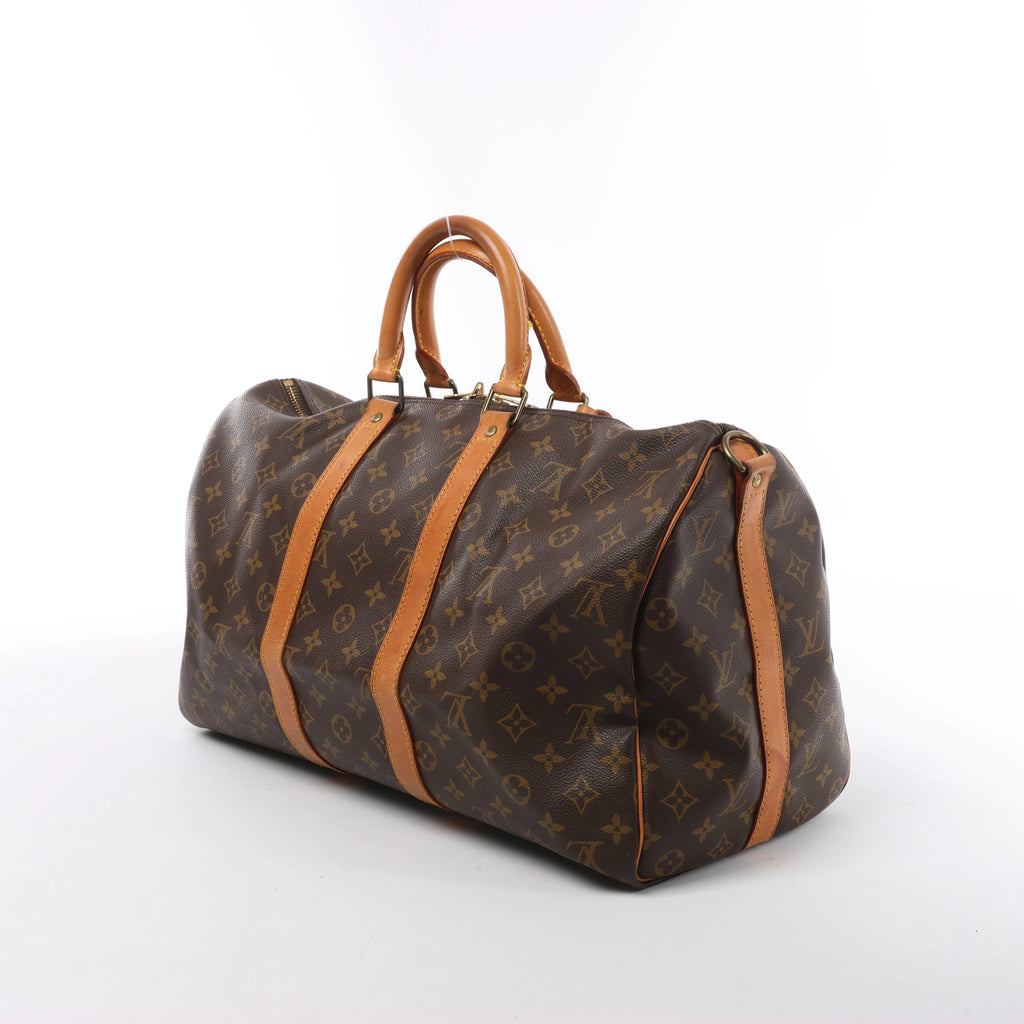 Louis Vuitton Keepall Bandoulière 60 Monogram Canvas Maleta de Viaje Marrón M41412