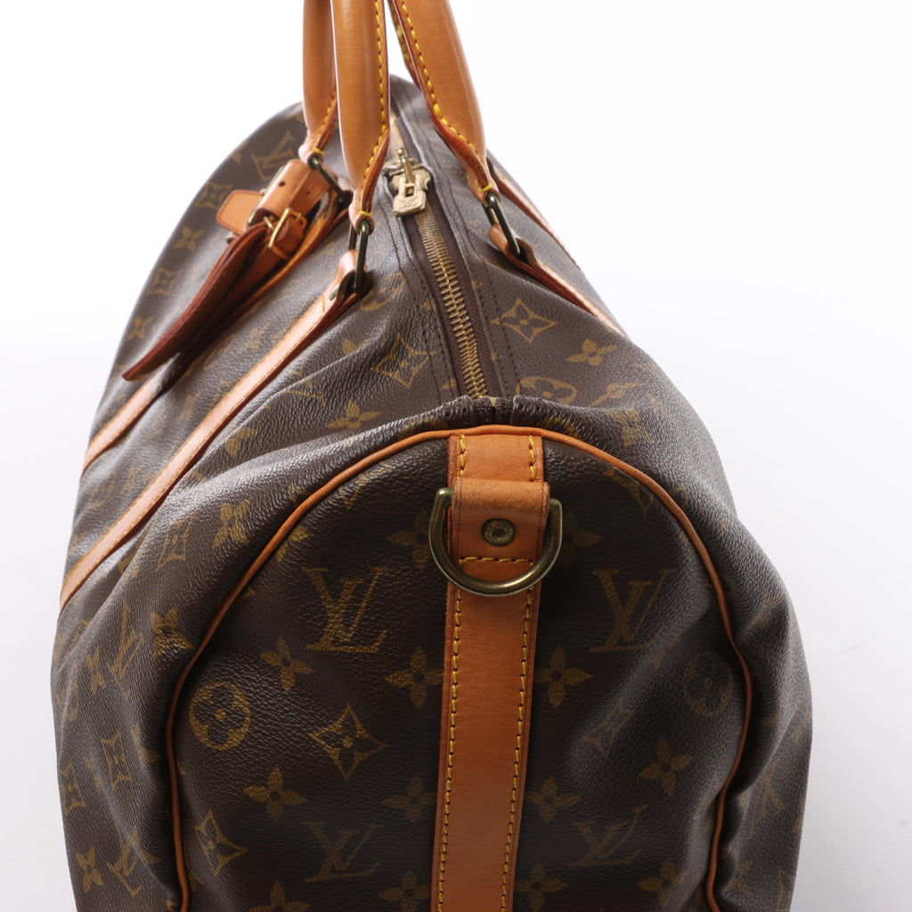 Louis Vuitton Keepall Bandoulière 60 Monogram Canvas Maleta de Viaje Marrón M41412