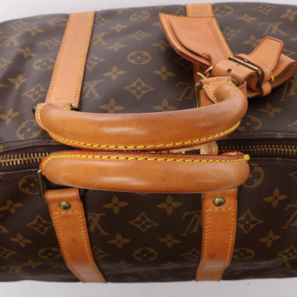 Louis Vuitton Keepall Bandoulière 60 Monogram Canvas Maleta de Viaje Marrón M41412