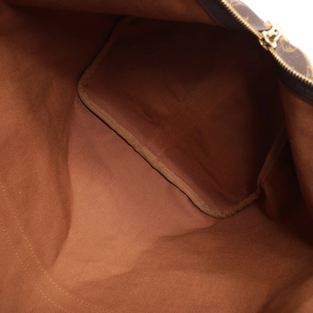 Louis Vuitton Monogram Canvas Keepall Bandoulière 55 Travel Bag M41414