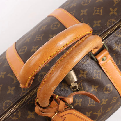 Louis Vuitton Monogram Canvas Keepall Bandoulière 55 Travel Bag M41414