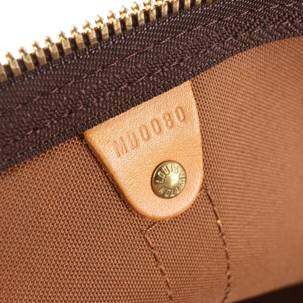 Louis Vuitton Keepall Bandoulière 55 Monogram Canvas Travel Bag in Brown M41414