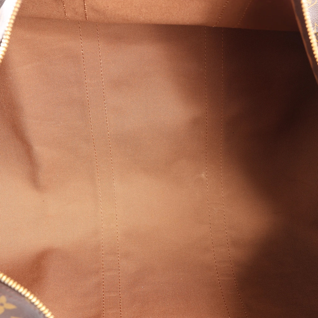 Louis Vuitton Keepall Bandoulière 55 Monogram Canvas Travel Bag in Brown M41414