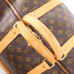 Louis Vuitton Keepall Bandoulière 55 Monogram Canvas Travel Bag in Brown M41414
