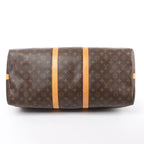 Louis Vuitton Keepall Bandoulière 55 Monogram Travel Bag in Brown M41414