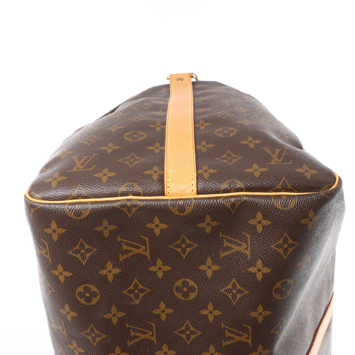 Louis Vuitton Keepall Bandoulière 55 Monogram Travel Bag in Brown M41414