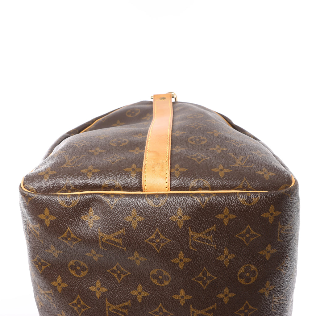 Louis Vuitton Keepall Bandoulière 55 Monogram Travel Bag in Brown M41414