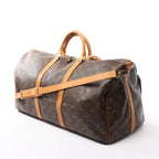 Louis Vuitton Keepall Bandoulière 55 Monogram Canvas Travel Bag in Brown M41414