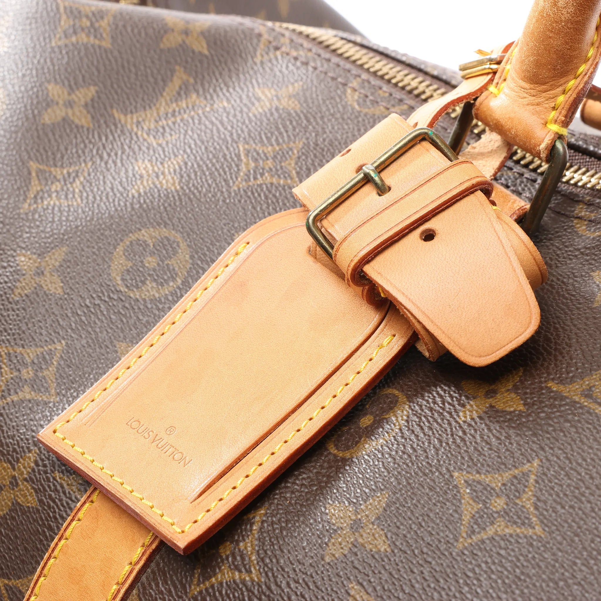 Louis Vuitton Keepall Bandoulière 55 Monogram Canvas Travel Bag in Brown M41414