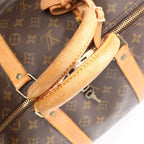 Louis Vuitton Keepall Bandoulière 55 Monogram Canvas Travel Bag in Brown M41414
