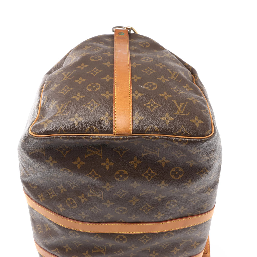 Louis Vuitton Keepall Bandoulière 55 Monogram Canvas Travel Bag in Brown M41414