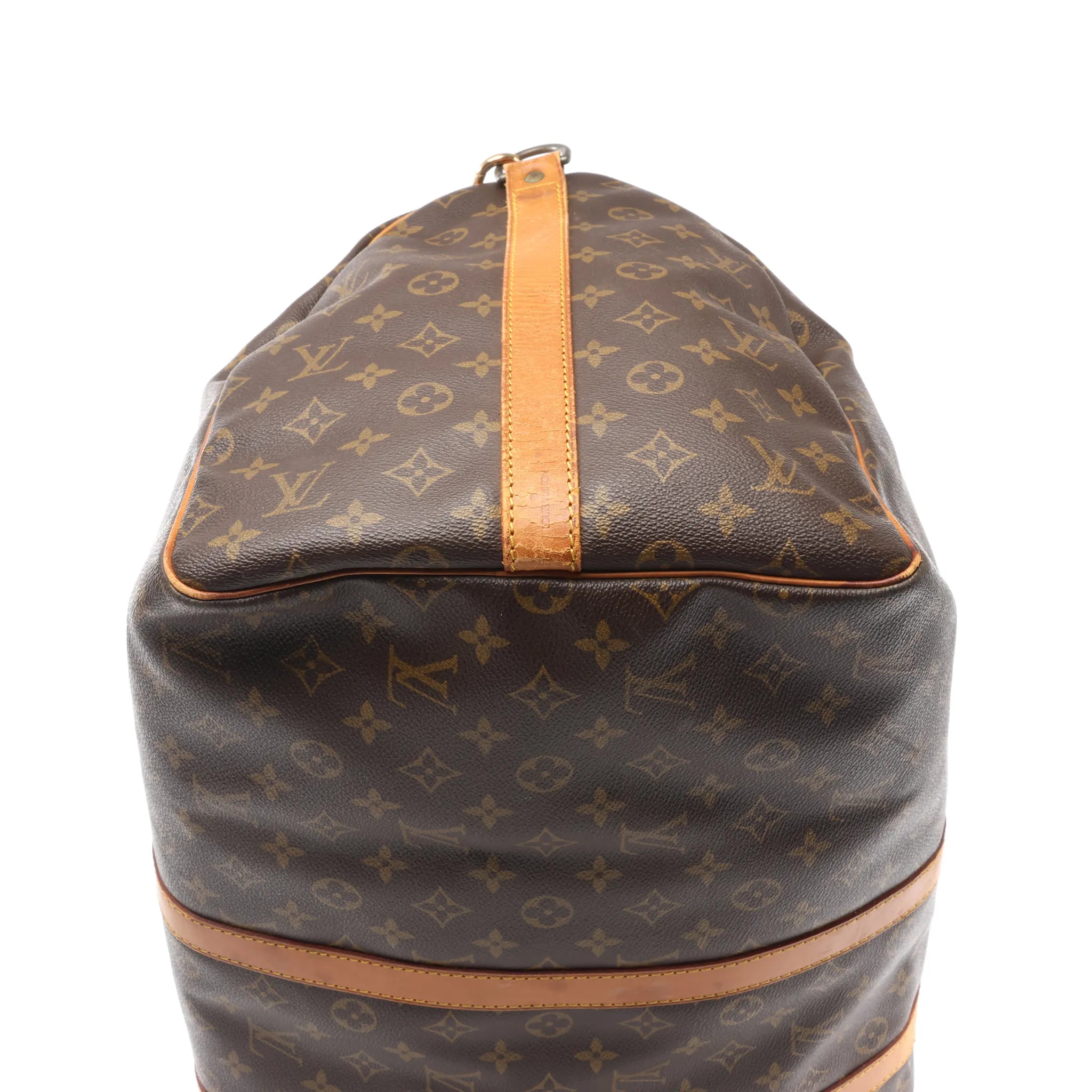 Louis Vuitton Keepall Bandoulière 55 Monogram Canvas Travel Bag in Brown M41414