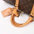 Bolso de viaje Louis Vuitton Keepall Bandoulière 55 Monogram Canvas en marrón M41414