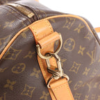 Bolso de viaje Louis Vuitton Keepall Bandoulière 55 Monogram Canvas en marrón M41414
