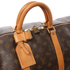Louis Vuitton Keepall Bandoulière 55 Monogram Canvas Travel Bag in Brown M41414
