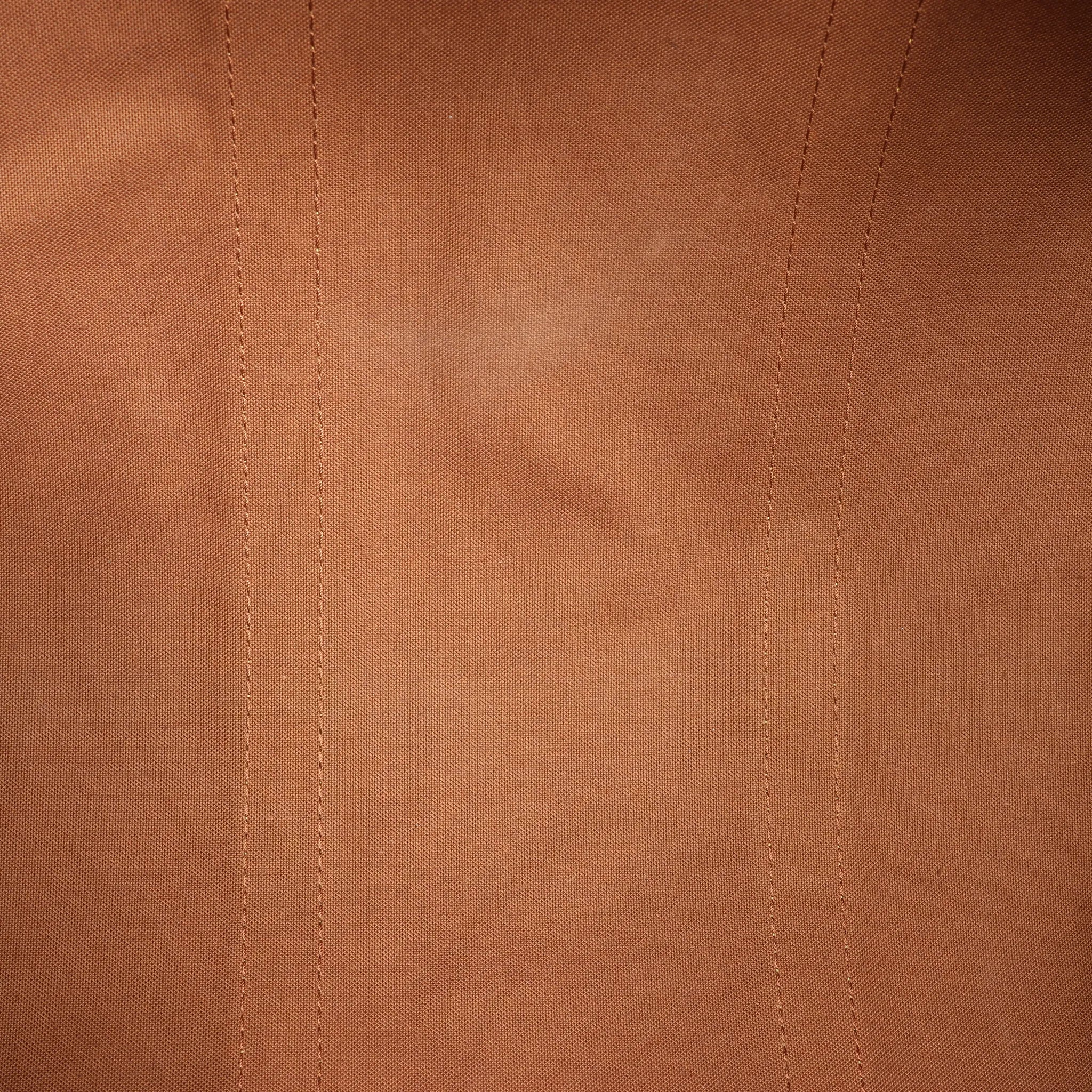 Louis Vuitton Keepall Bandoulière 55 Monogram Canvas Travel Bag in Brown M41414