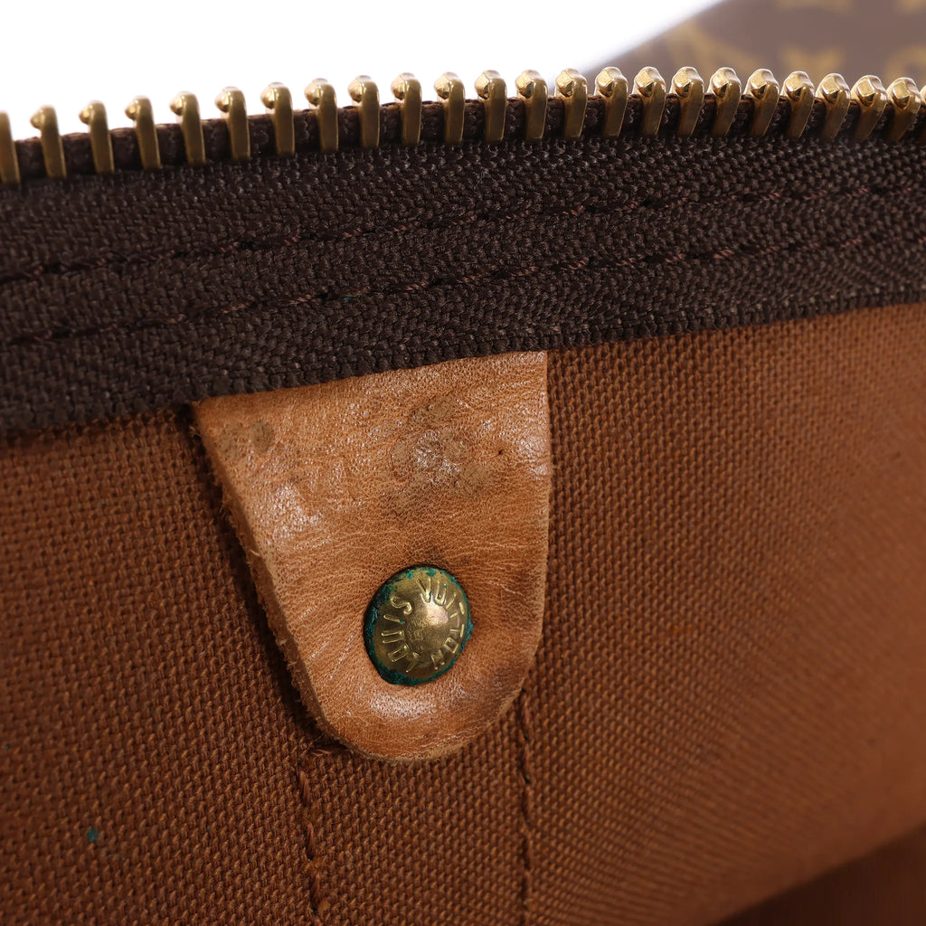 Louis Vuitton Keepall Bandoulière 55 Monogram Canvas Travel Bag in Brown M41414