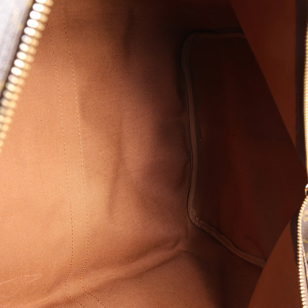 Louis Vuitton Keepall Bandoulière 55 Monogram Canvas Travel Bag in Brown M41414