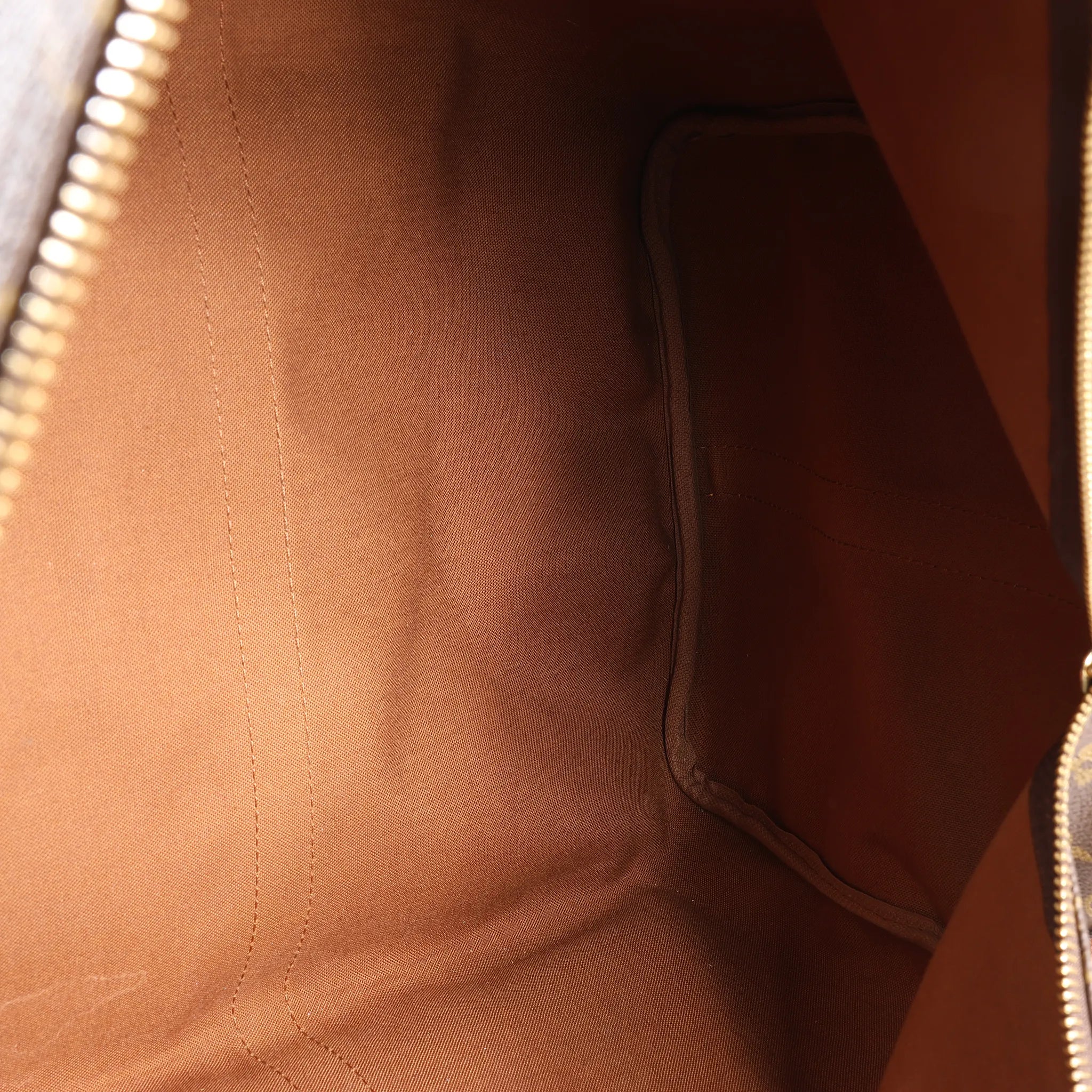 Louis Vuitton Keepall Bandoulière 55 Monogram Canvas Travel Bag in Brown M41414
