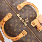 Louis Vuitton Keepall Bandoulière 55 Monogram Canvas Travel Bag in Brown M41414