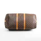 Louis Vuitton Keepall Bandoulière 55 Monogram Canvas Travel Bag in Brown M41414