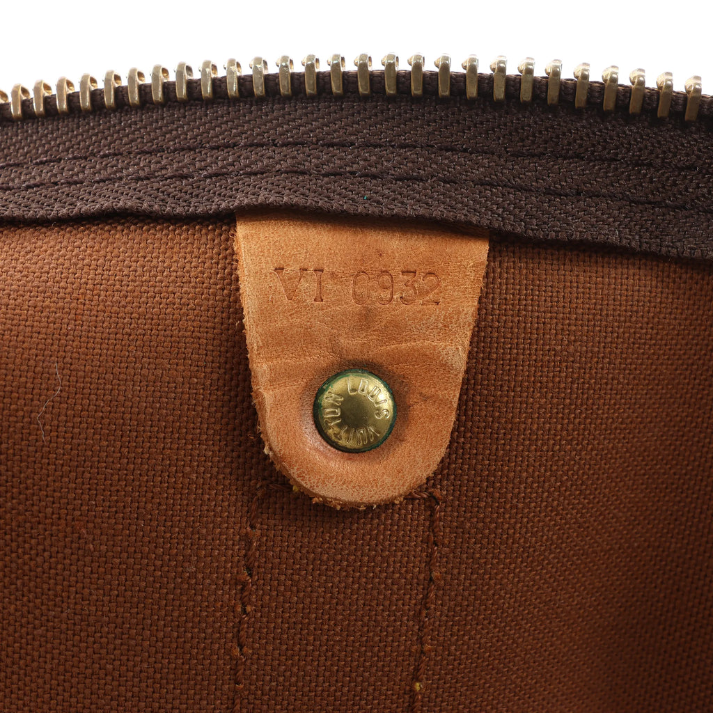 Louis Vuitton Keepall Bandoulière 55 Monogram Canvas Travel Bag in Brown M41414