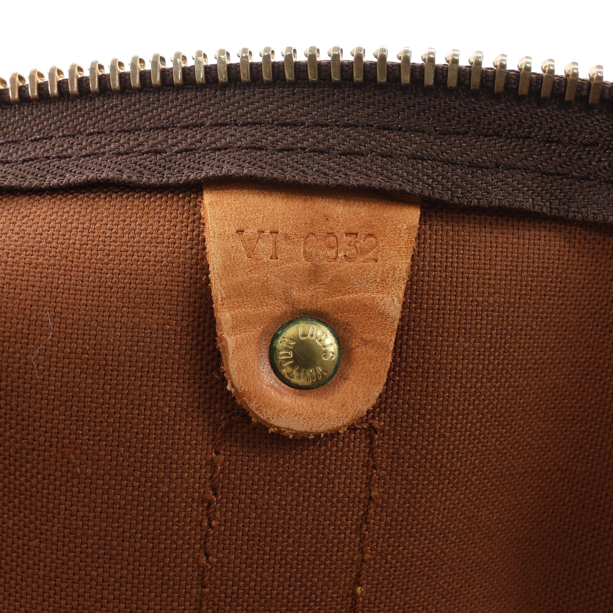 Louis Vuitton Keepall Bandoulière 55 Monogram Canvas Travel Bag in Brown M41414