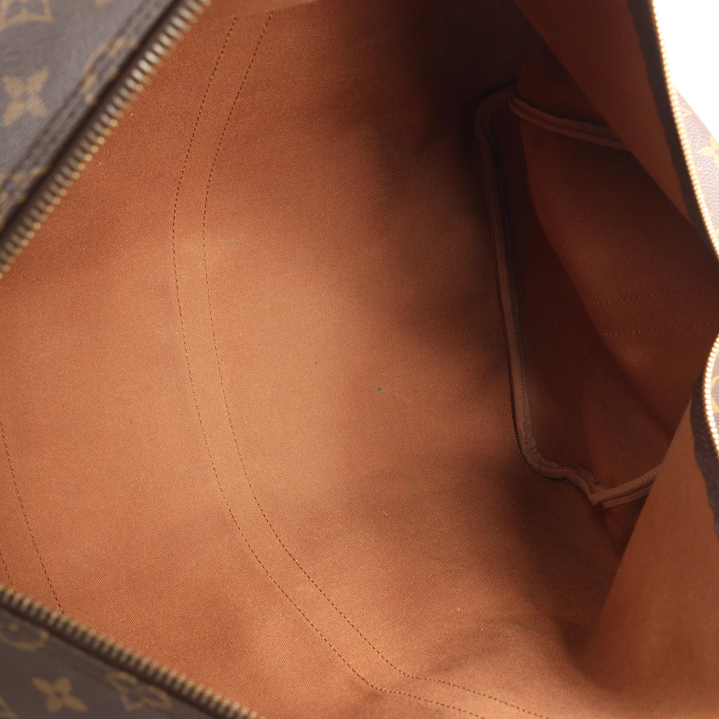 Louis Vuitton Keepall Bandoulière 55 Monogram Canvas Travel Bag in Brown M41414