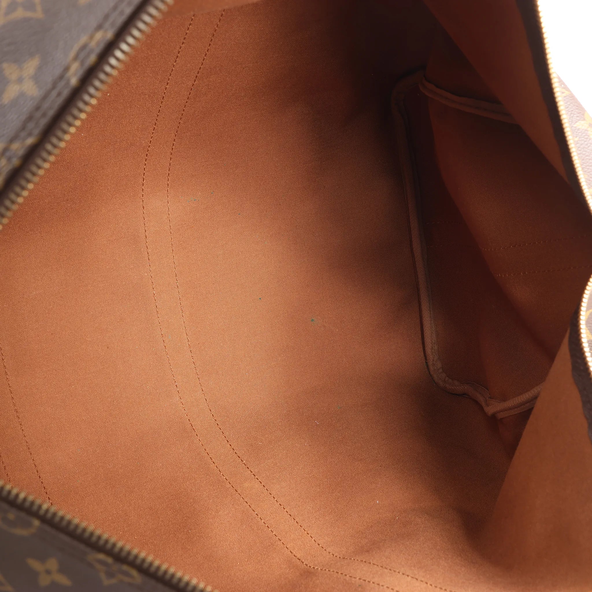Louis Vuitton Keepall Bandoulière 55 Monogram Canvas Travel Bag in Brown M41414