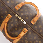 Louis Vuitton Keepall Bandoulière 55 Monogram Canvas Travel Bag in Brown M41414