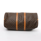 Louis Vuitton Keepall Bandoulière 55 Monogram Canvas Travel Bag in Brown M41414