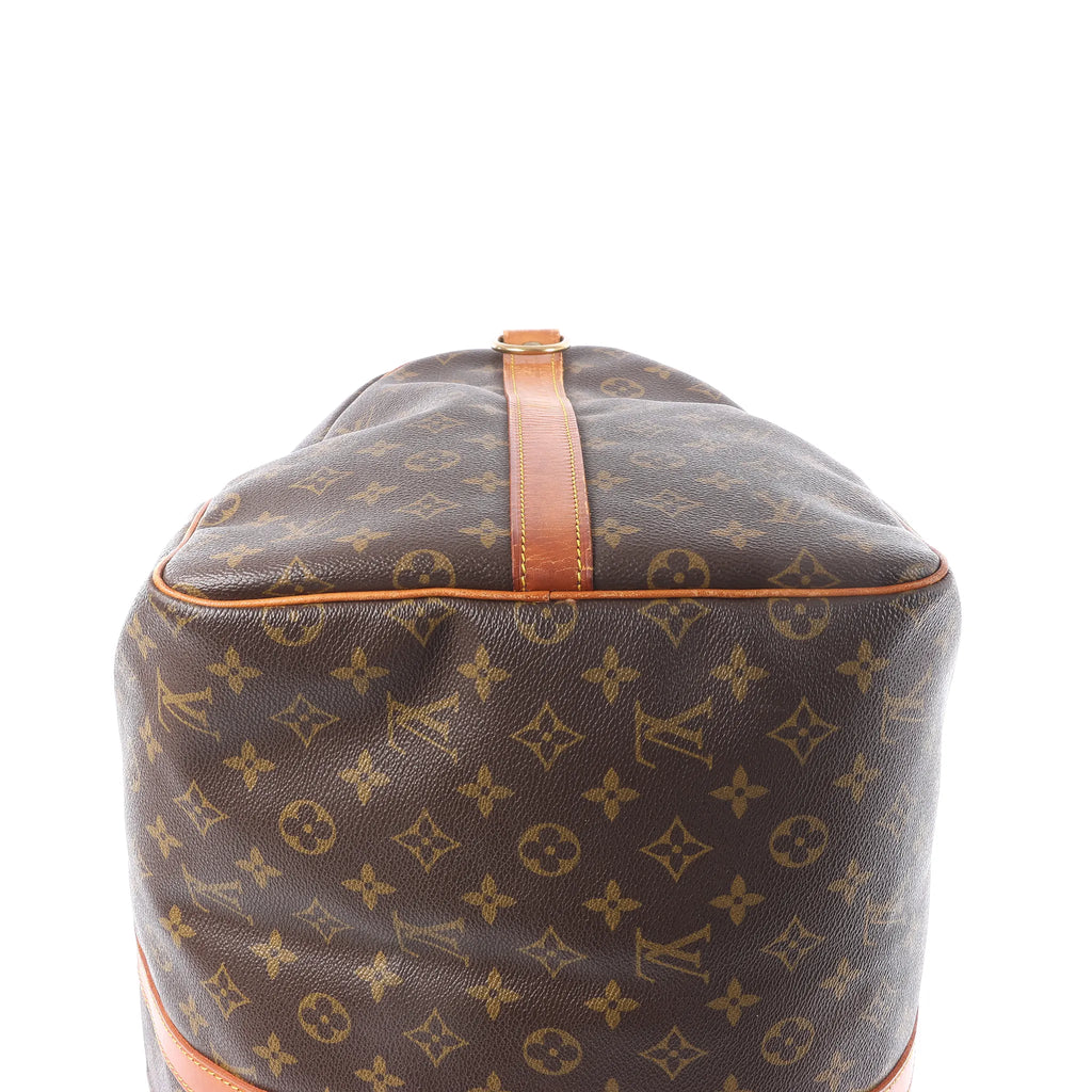 Louis Vuitton Keepall Bandoulière 55 Monogram Canvas Travel Bag in Brown M41414