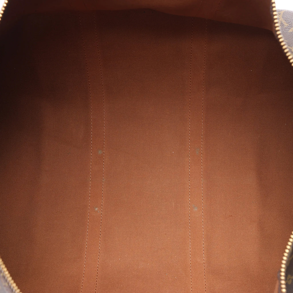 Louis Vuitton Keepall Bandoulière 55 Monogram Canvas Travel Bag in Brown M41414