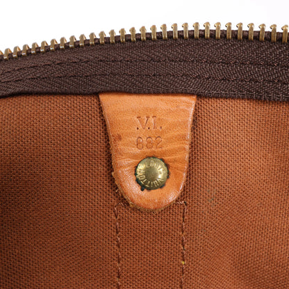 Louis Vuitton Monogram Canvas Keepall Bandoulière 55 Travel Bag M41414