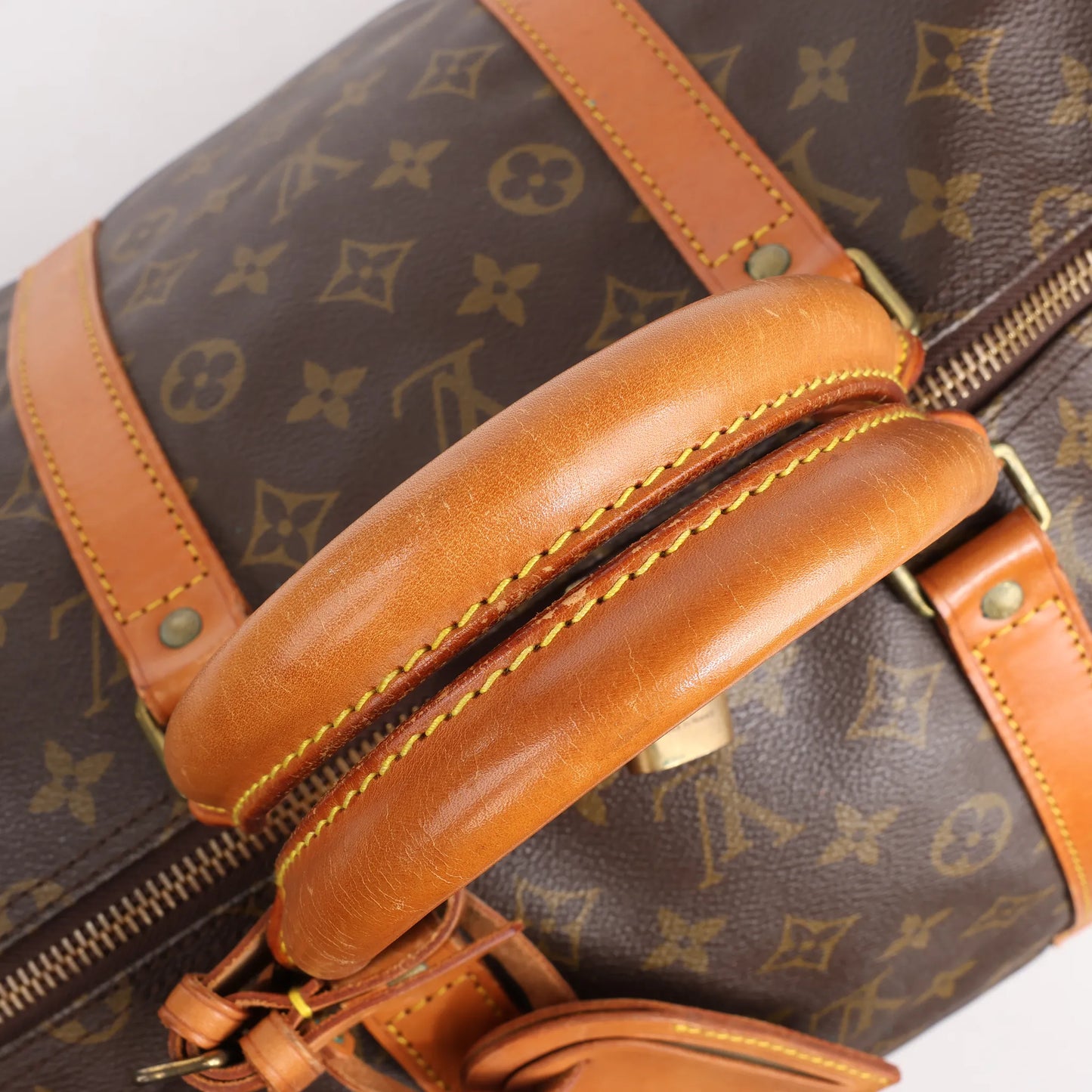 Louis Vuitton Monogram Canvas Keepall Bandoulière 55 Travel Bag M41414