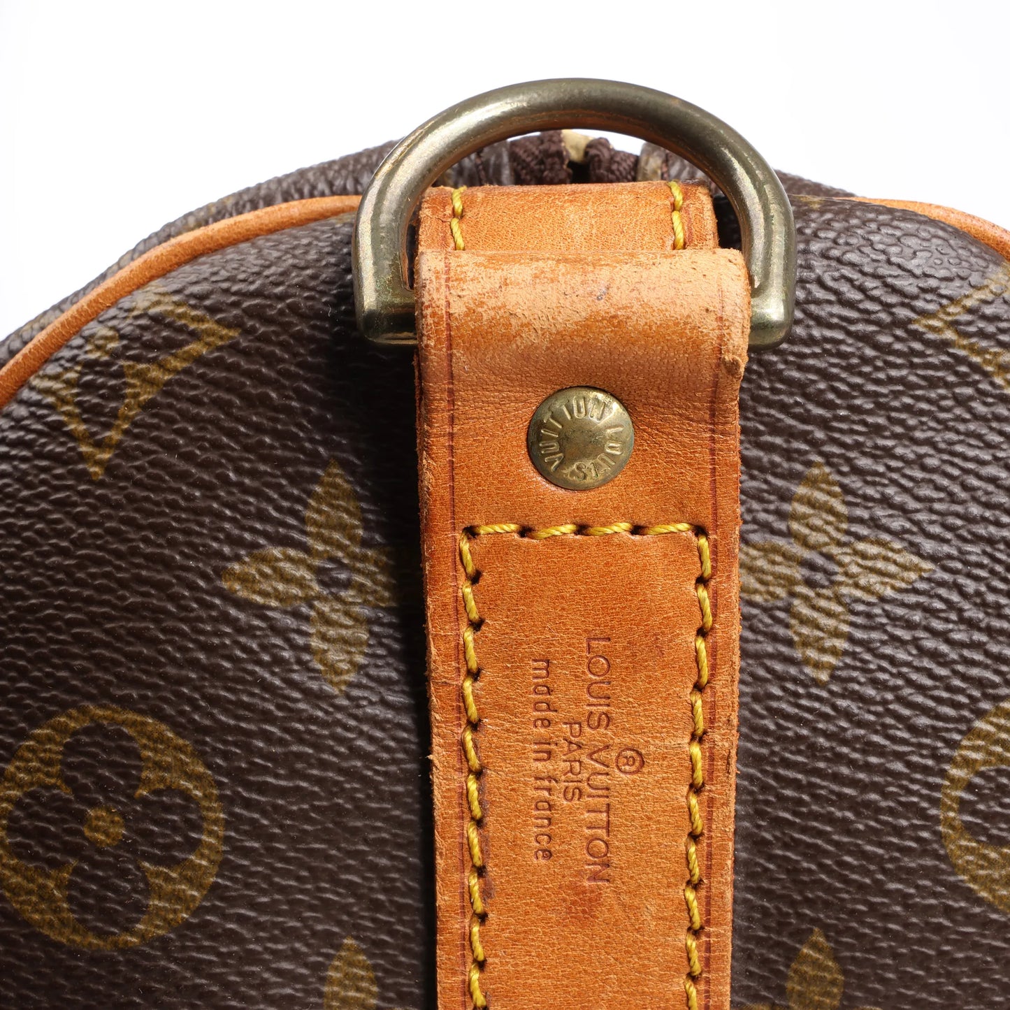 Louis Vuitton Monogram Canvas Keepall Bandoulière 55 Travel Bag M41414