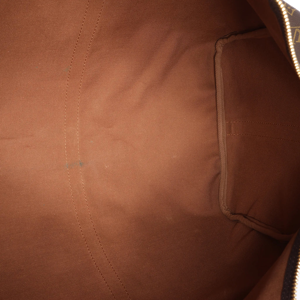 Louis Vuitton Keepall Bandoulière 55 Monogram Canvas Travel Bag in Brown M41414