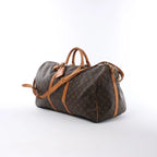 Louis Vuitton Keepall Bandoulière 55 Monogram Canvas Travel Bag in Brown M41414