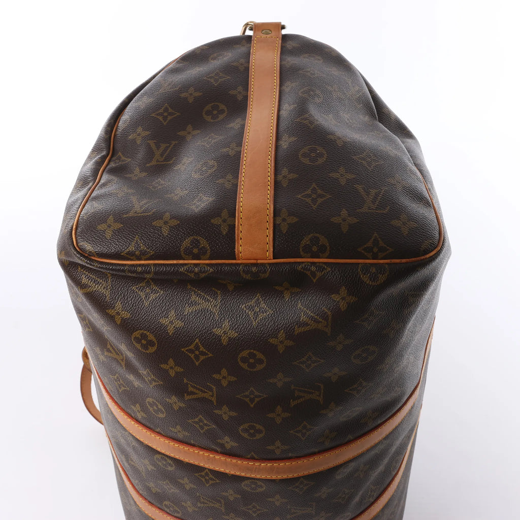 Louis Vuitton Keepall Bandoulière 55 Monogram Canvas Travel Bag in Brown M41414