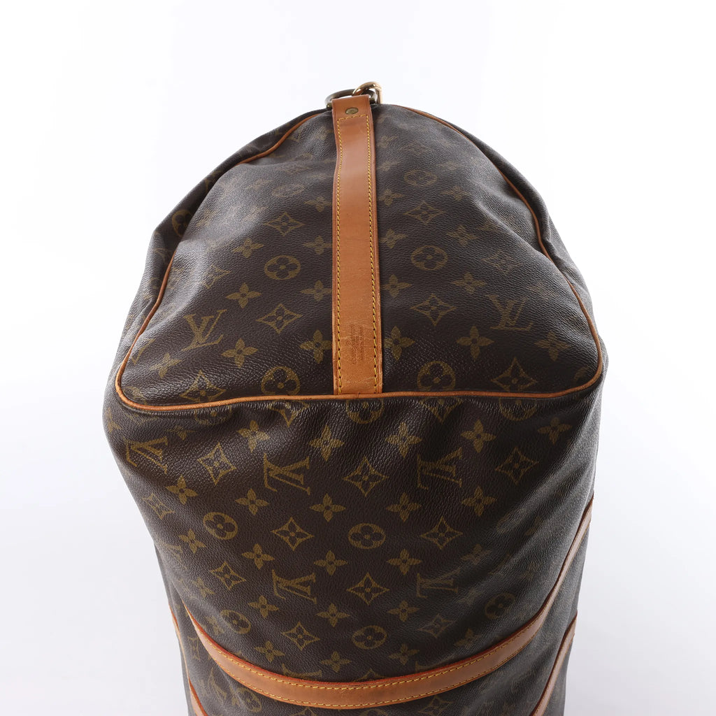 Louis Vuitton Keepall Bandoulière 55 Monogram Canvas Travel Bag in Brown M41414