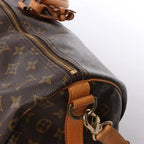 Louis Vuitton Keepall Bandoulière 55 Monogram Canvas Travel Bag in Brown M41414