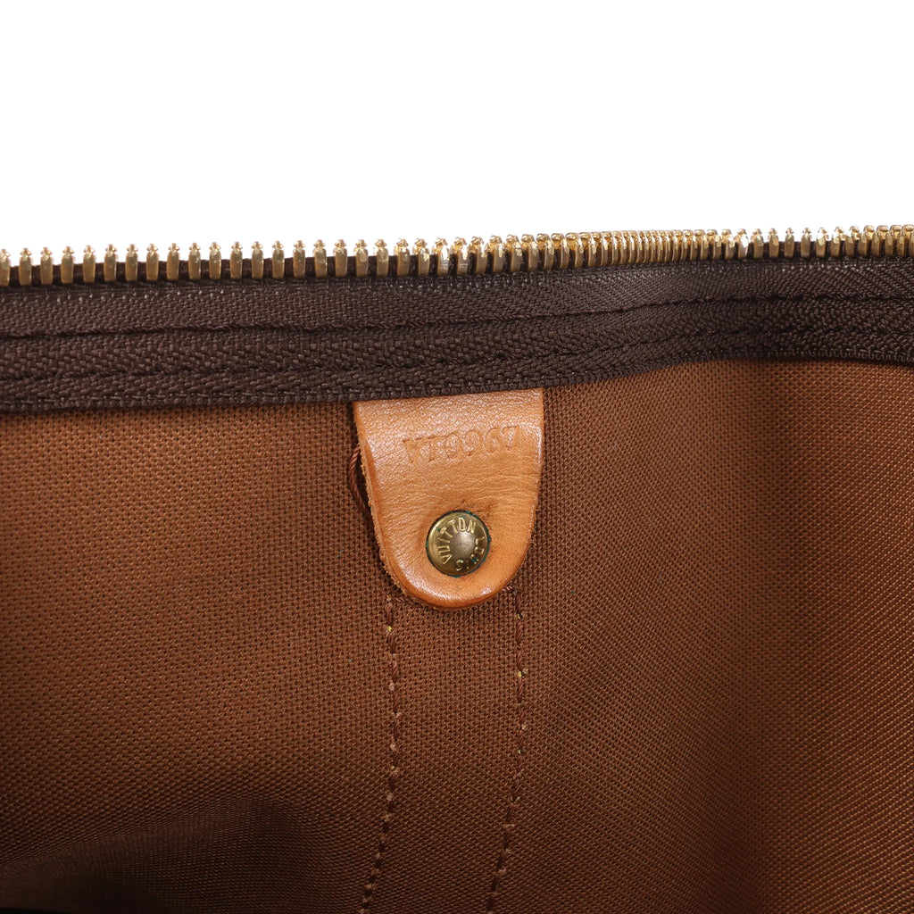 Louis Vuitton Keepall Bandoulière 55 Monogram Canvas Travel Bag in Brown M41414